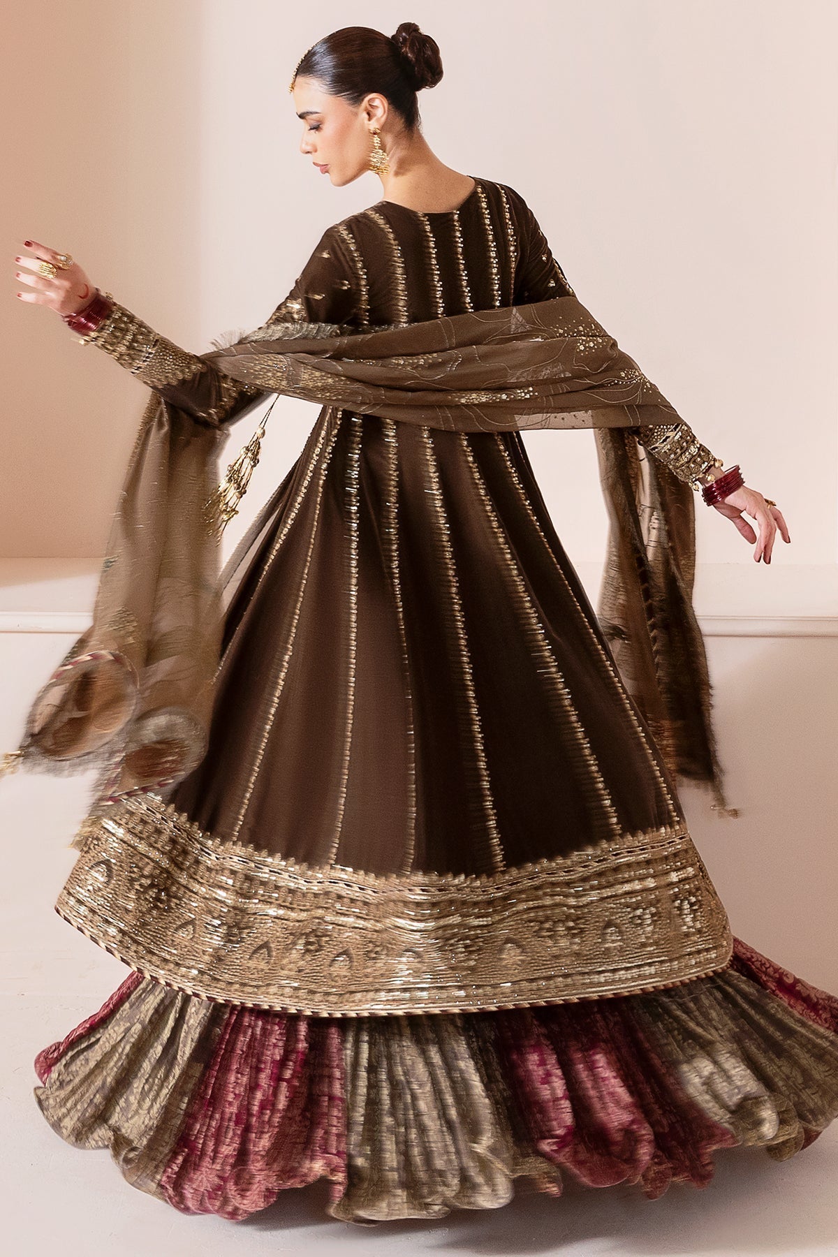 Mairaz Embroidered Velvet Suit — CVF D-04