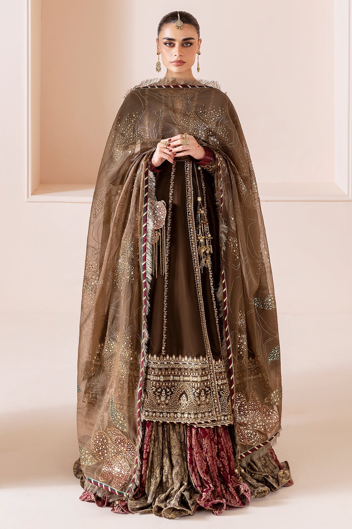Mairaz Embroidered Velvet Suit — CVF D-04