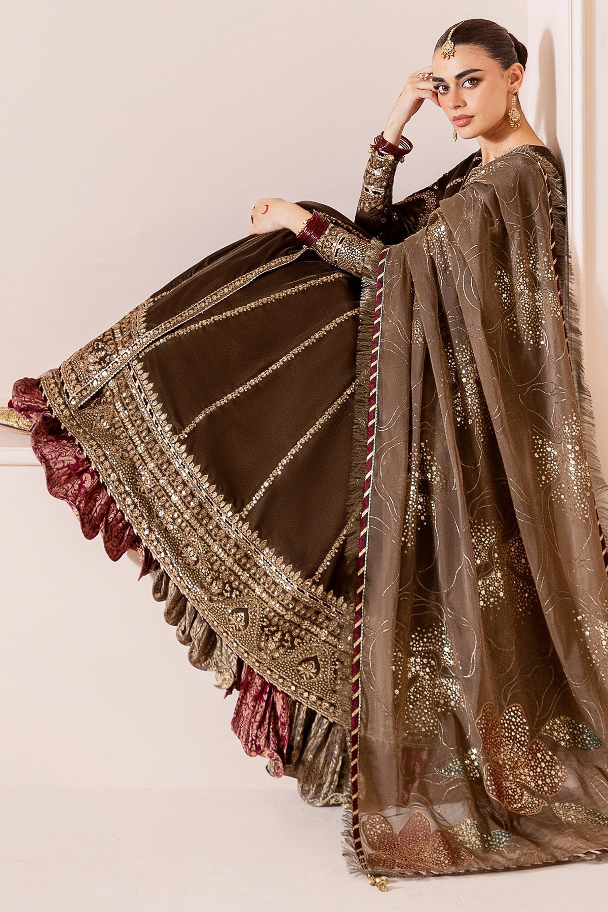 Mairaz Embroidered Velvet Suit — CVF D-04