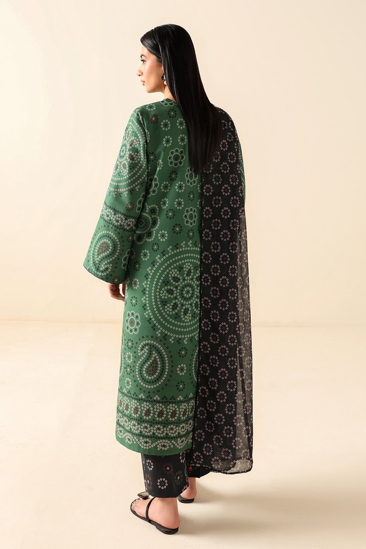 Digital Printed Lawn Use-9340