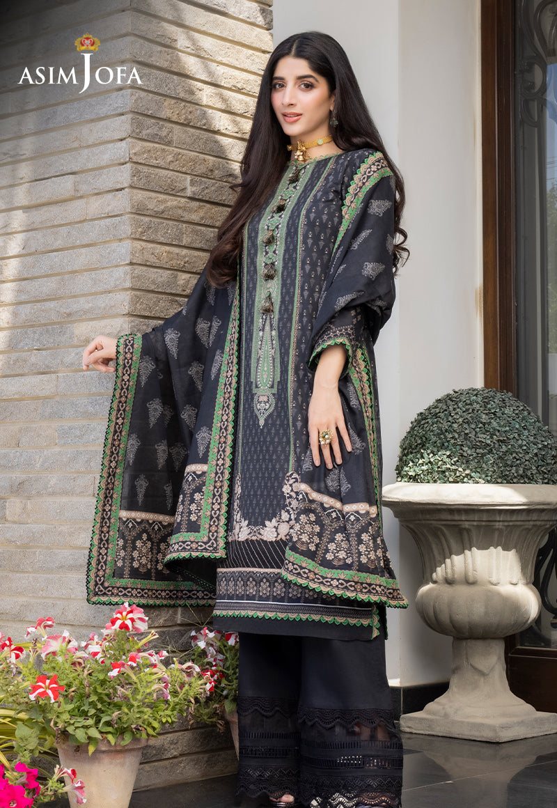 AJS-10 PRINTED LAWN 3 PCS