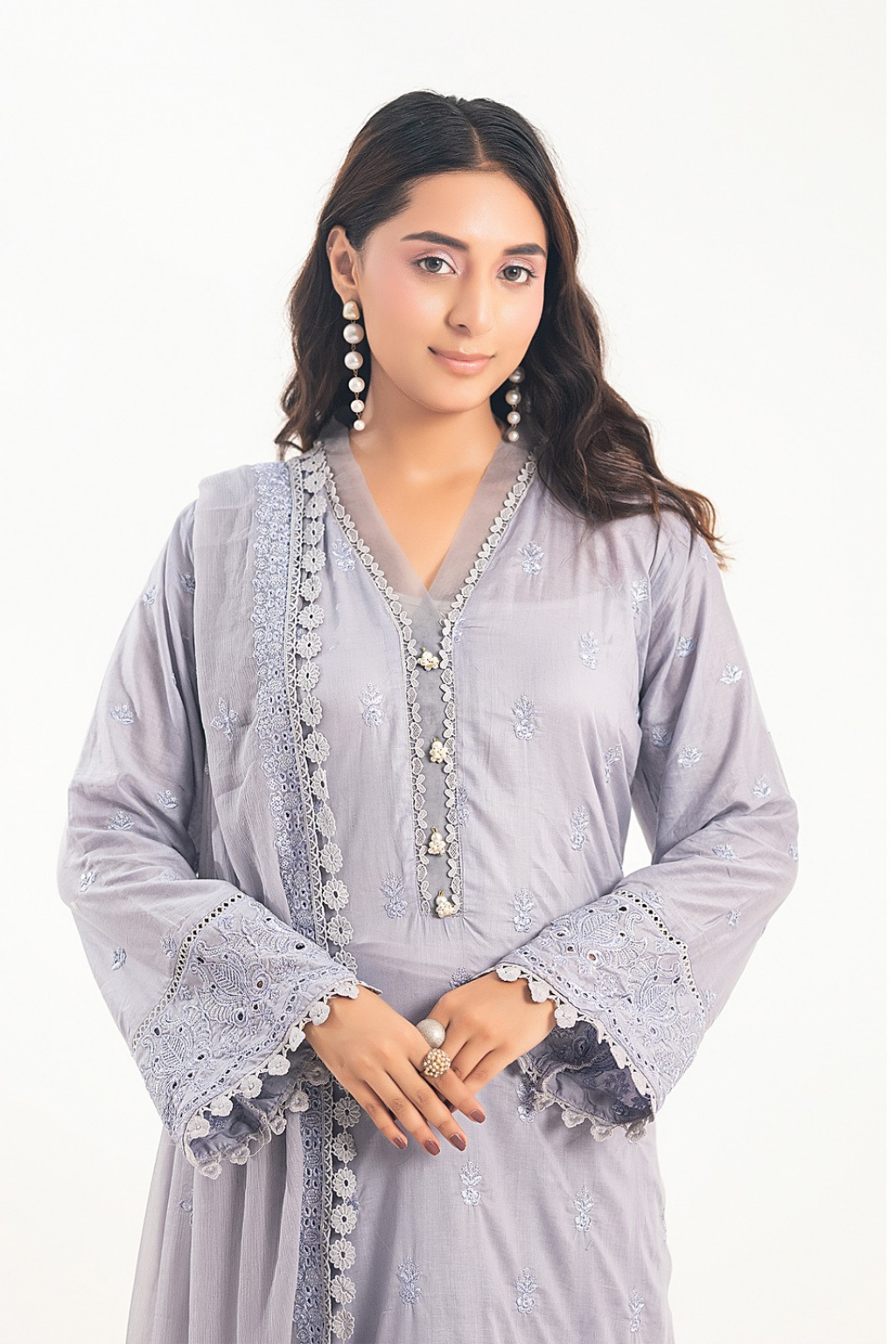 Ready to Wear Lawn Embroidered Suit D-195 - D-200