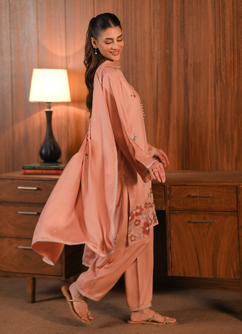 Sarina Slate Shirt And Dupatta