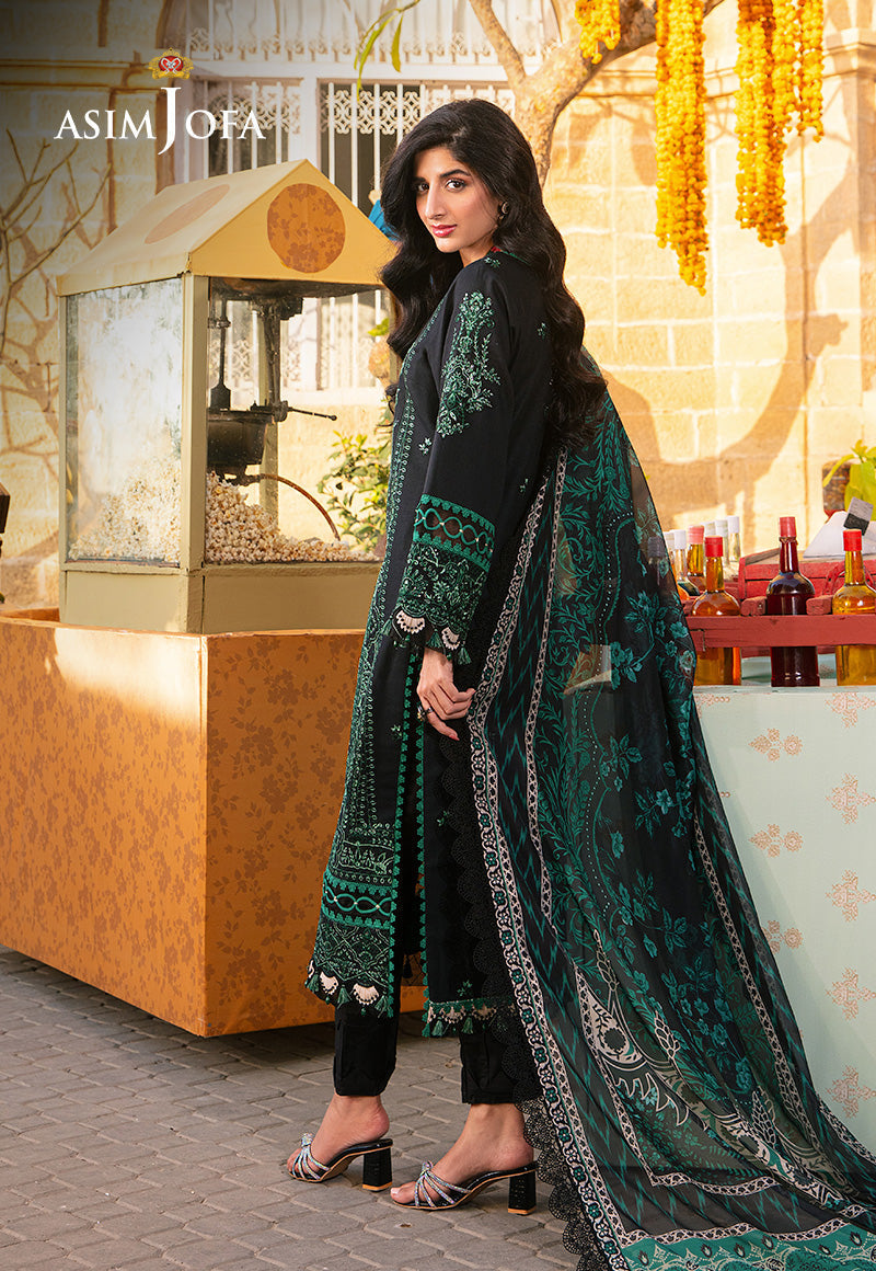 Ajso-80 Unstitched 2 Pcs Shirt Dupatta