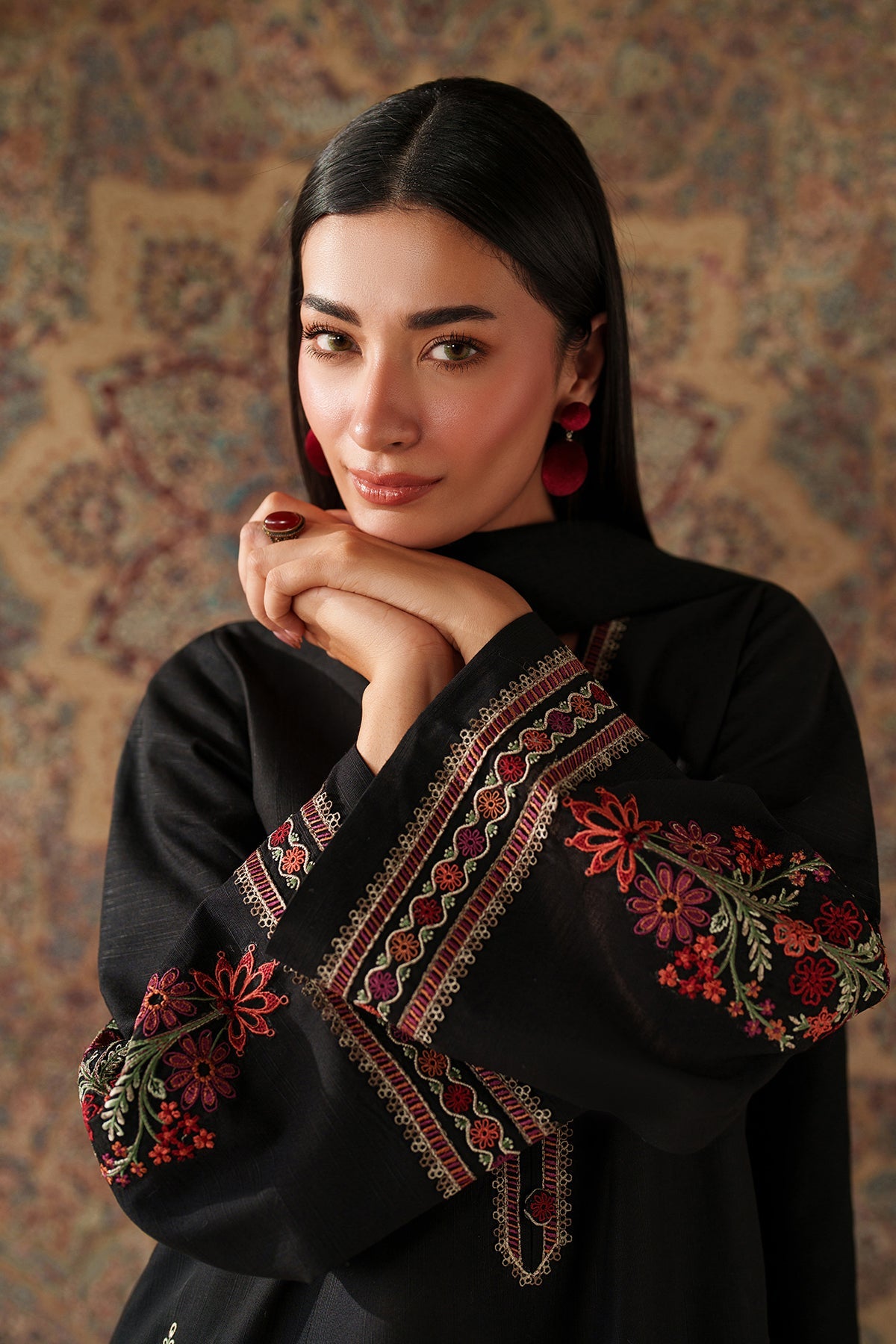 EMBROIDERED KHADDAR UF-4346