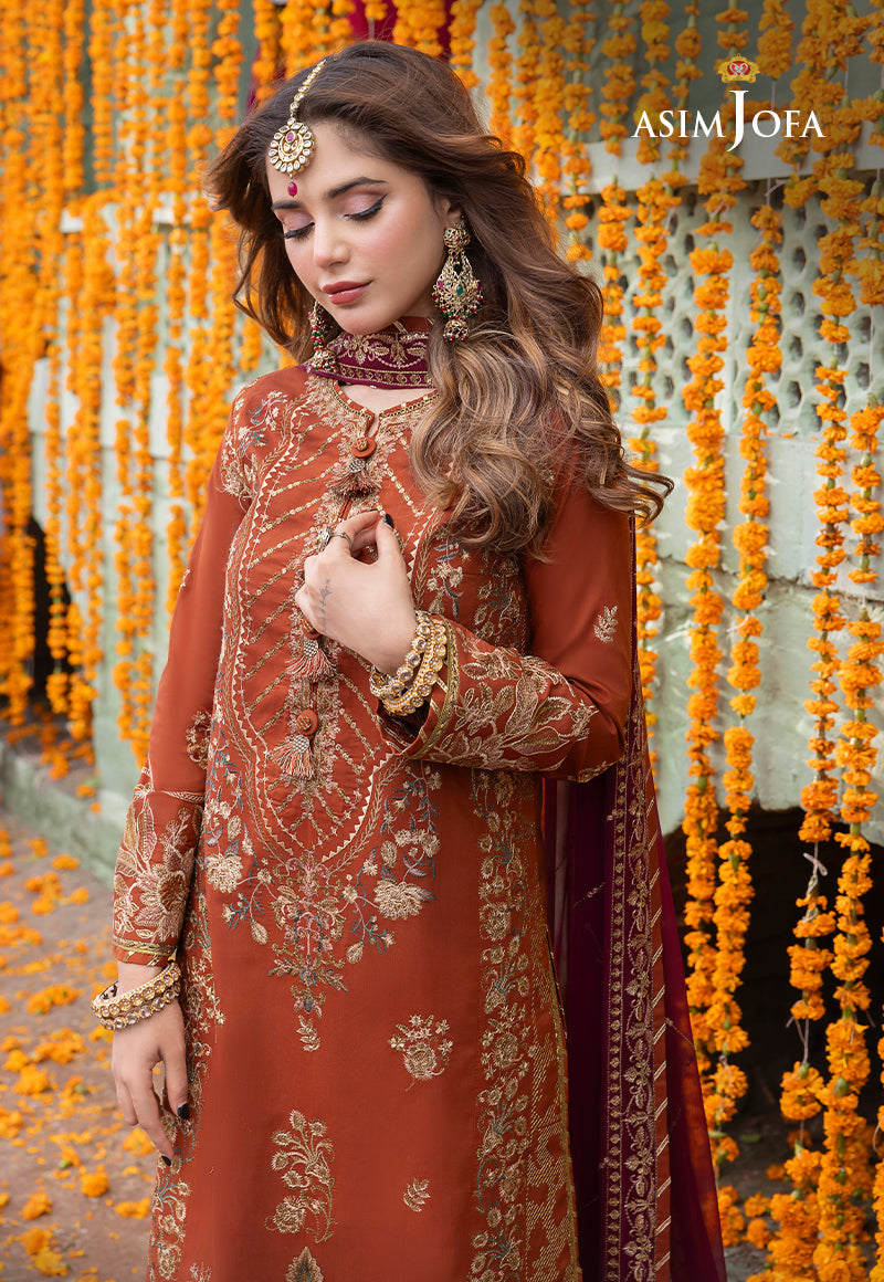 AJAB-14 EMBROIDERED LAWN SILK 3 PCS