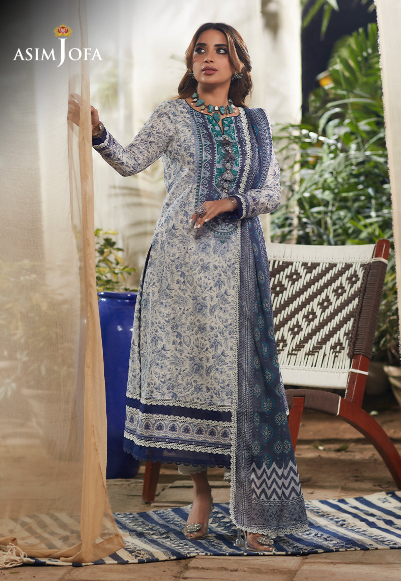 AJS-18 PRINTED LAWN 3 PCS