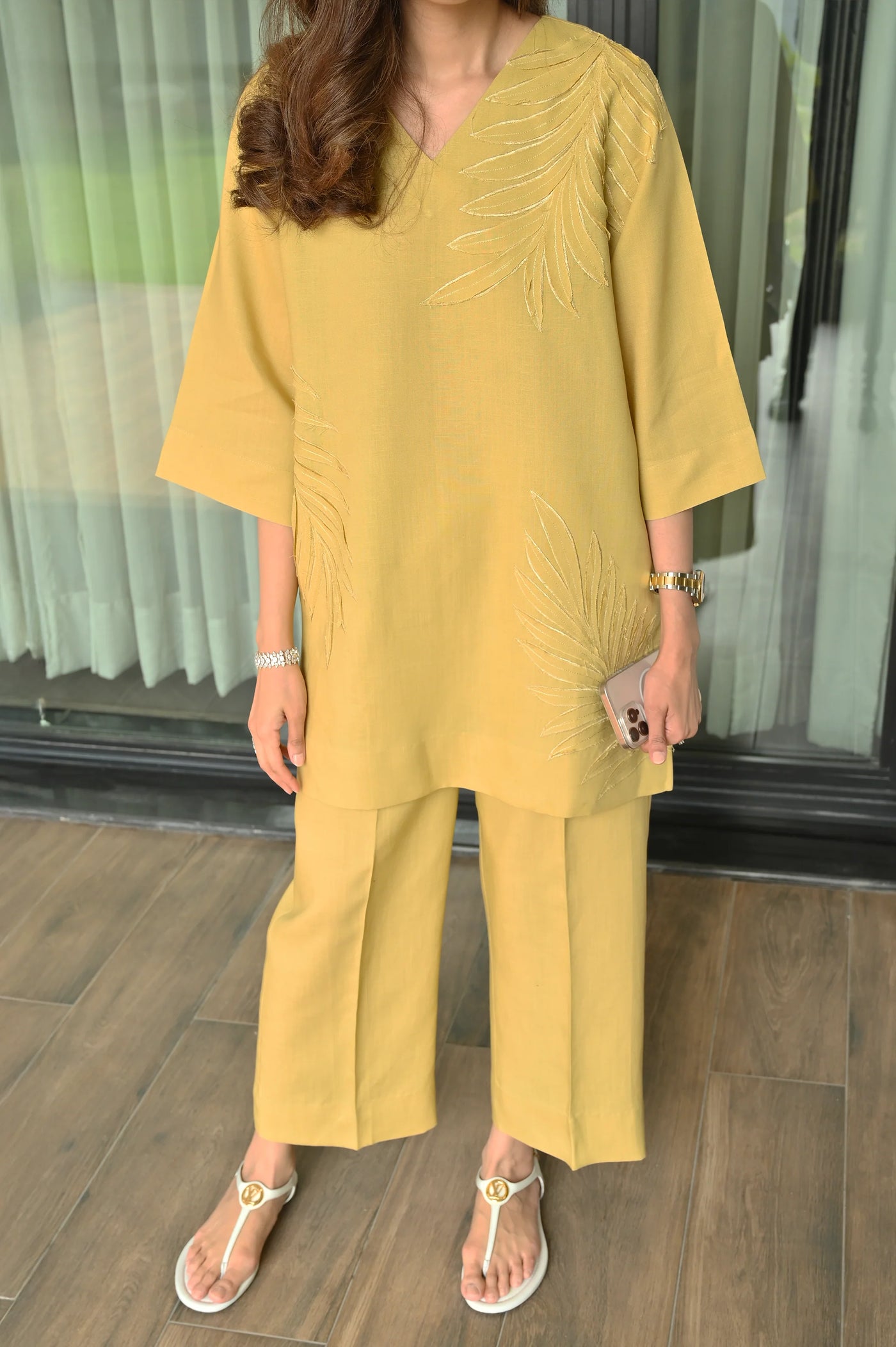 Yellow Tan Set