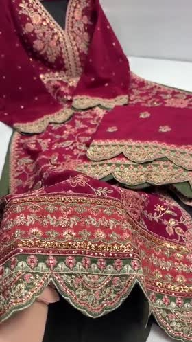 Aneelas Raw Silk Semi Formal Embroidered 2pc [FC-27]