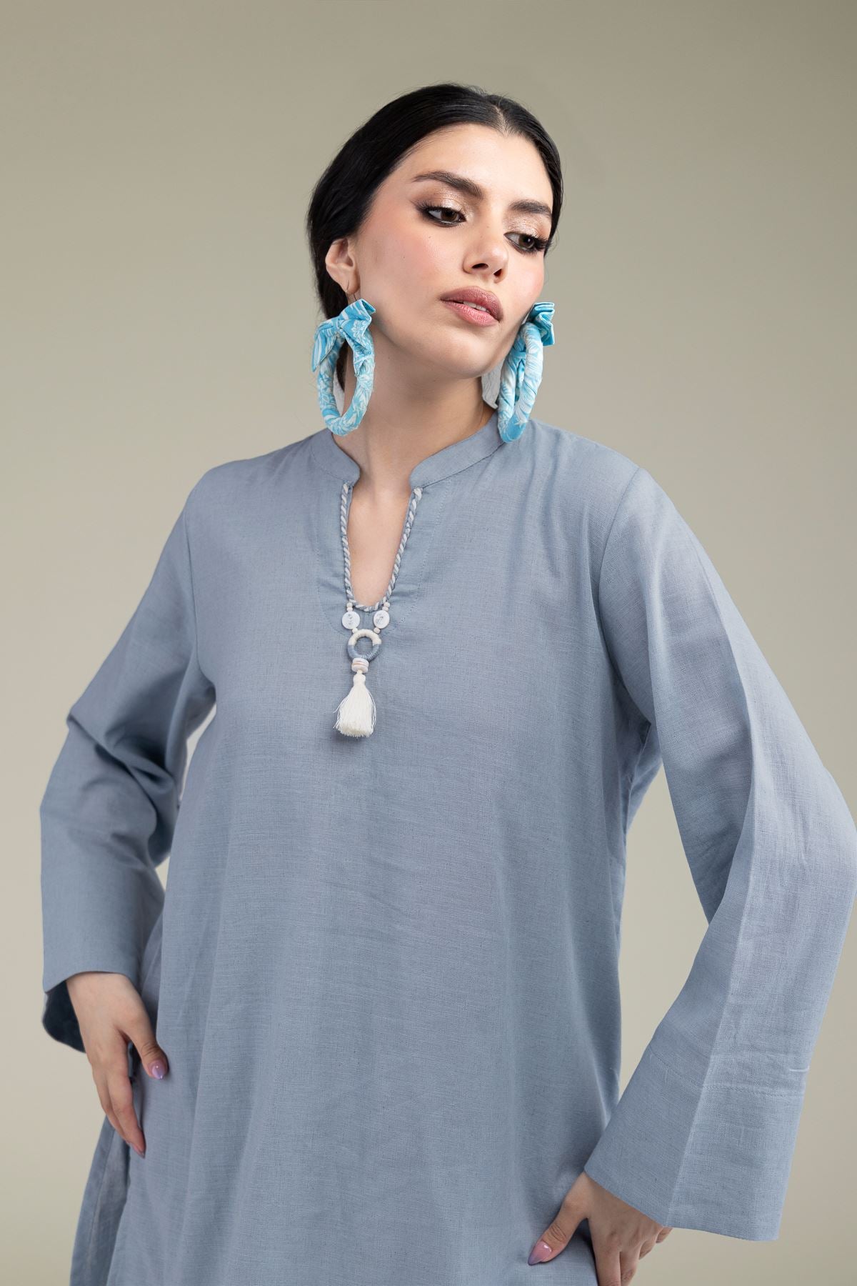 Short Solid Kurta