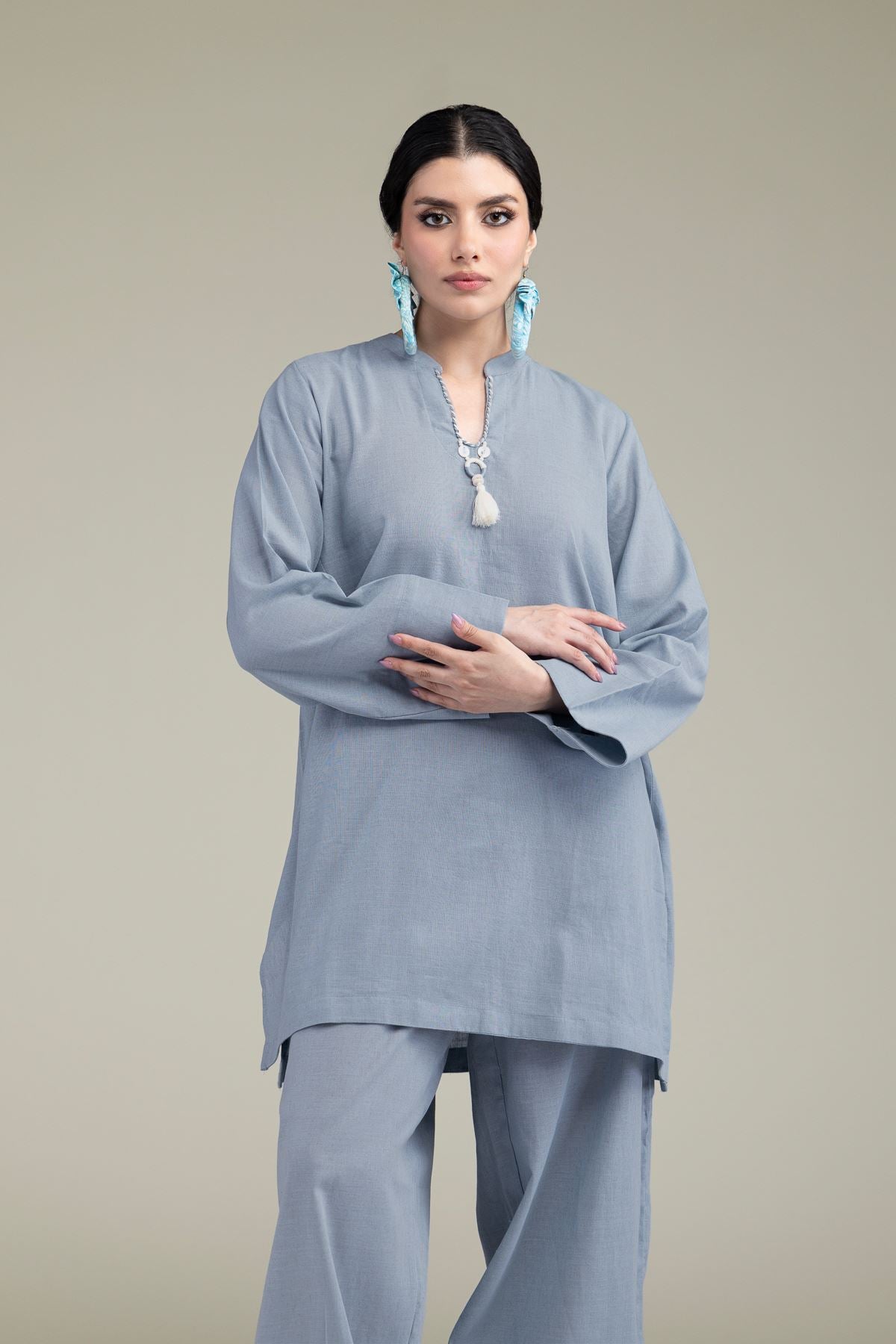 Short Solid Kurta