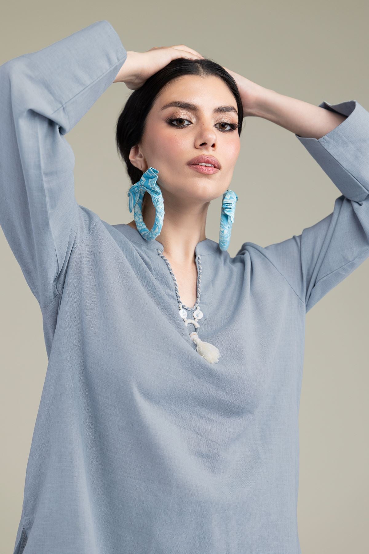 Short Solid Kurta
