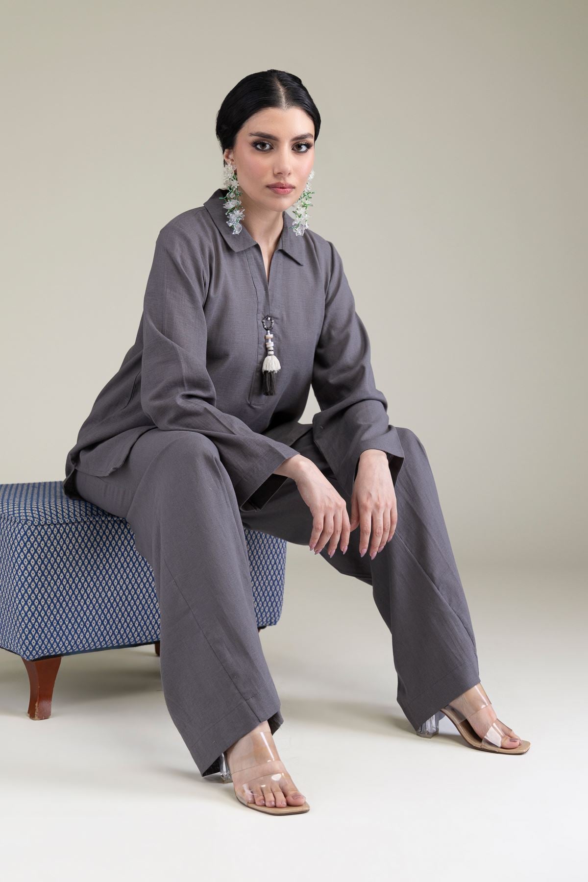 Solid Linen Kurta