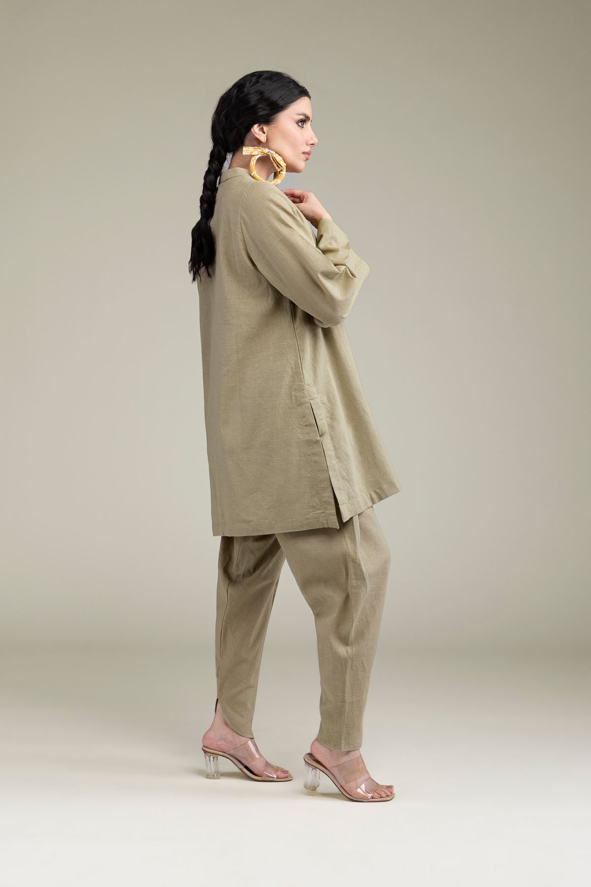Solid Linen Shalwar