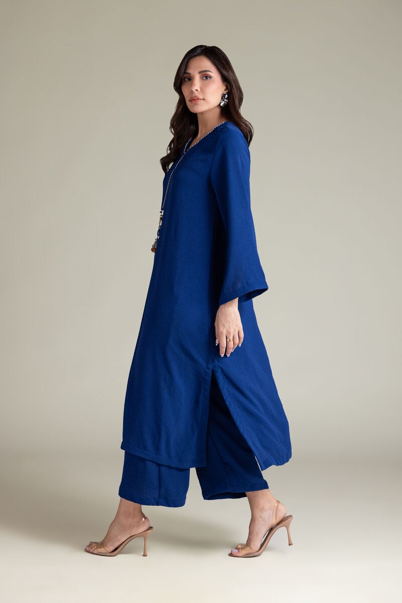 Solid Blue Pants