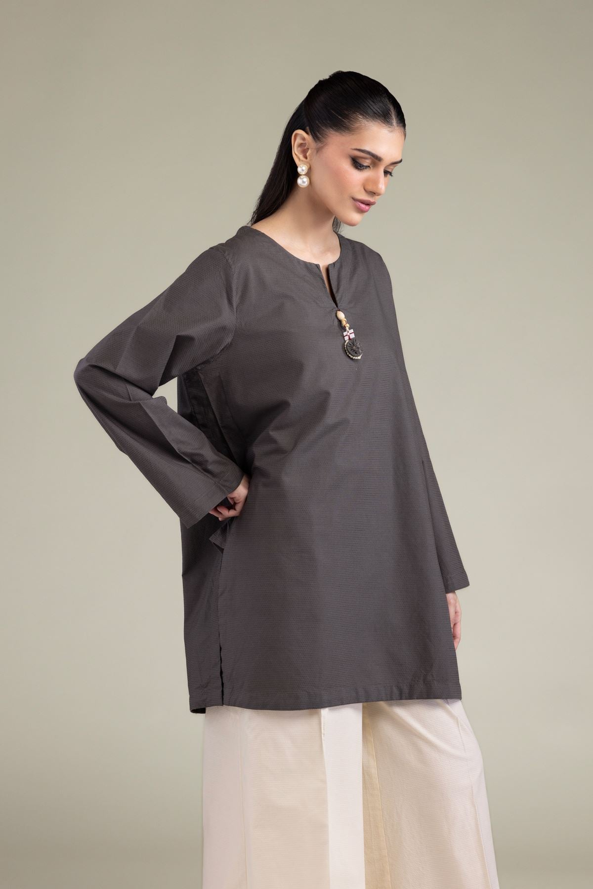 Short Solid Kurta