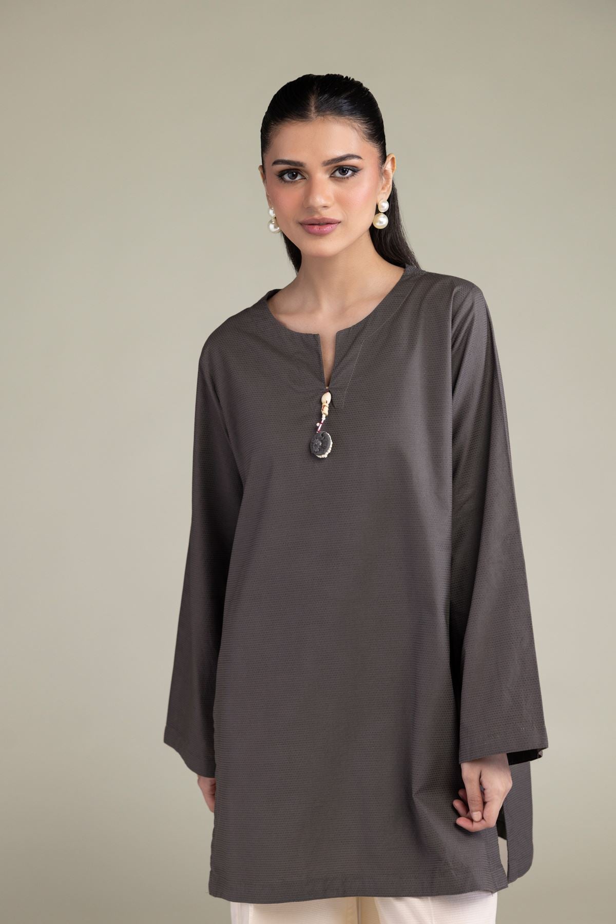 Short Solid Kurta