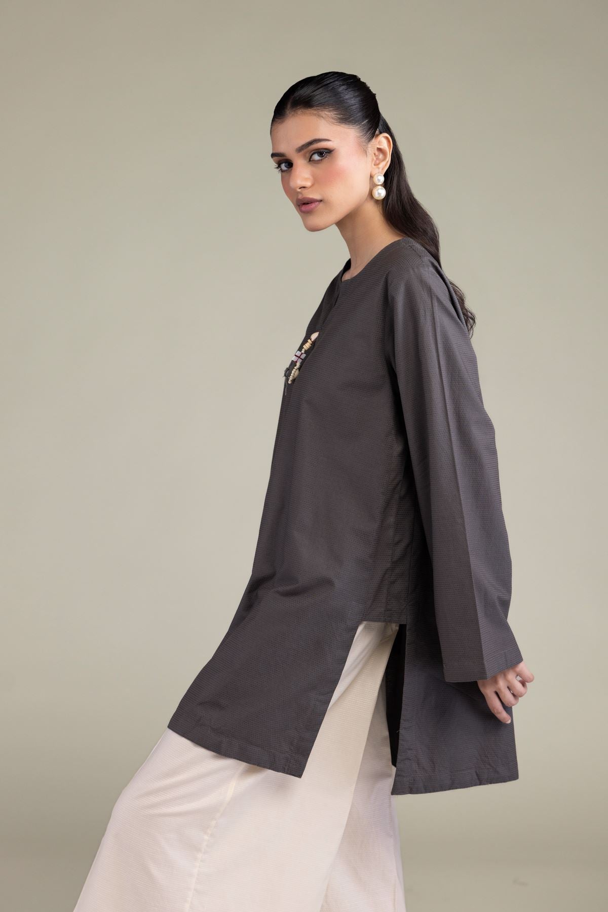 Short Solid Kurta