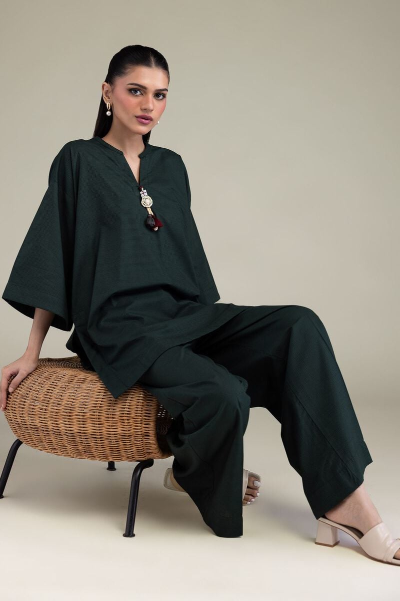 V-Neck Cotton Kurta