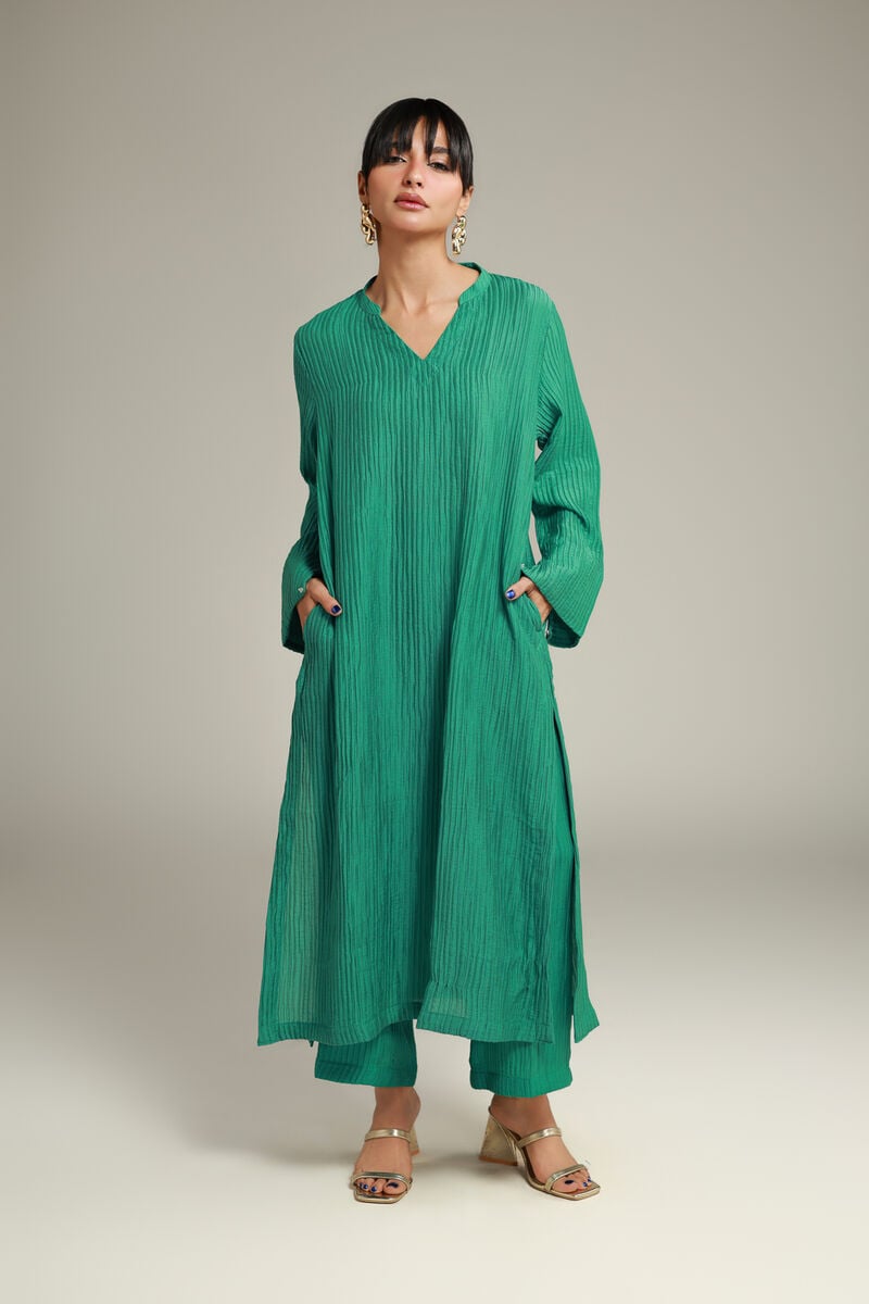Solid Long Kurta