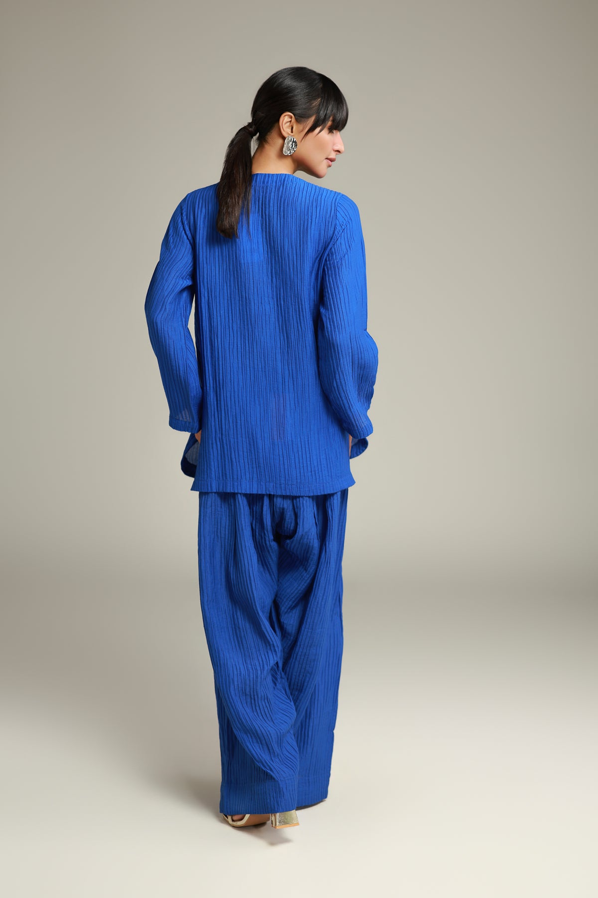 Short Blue Kurta
