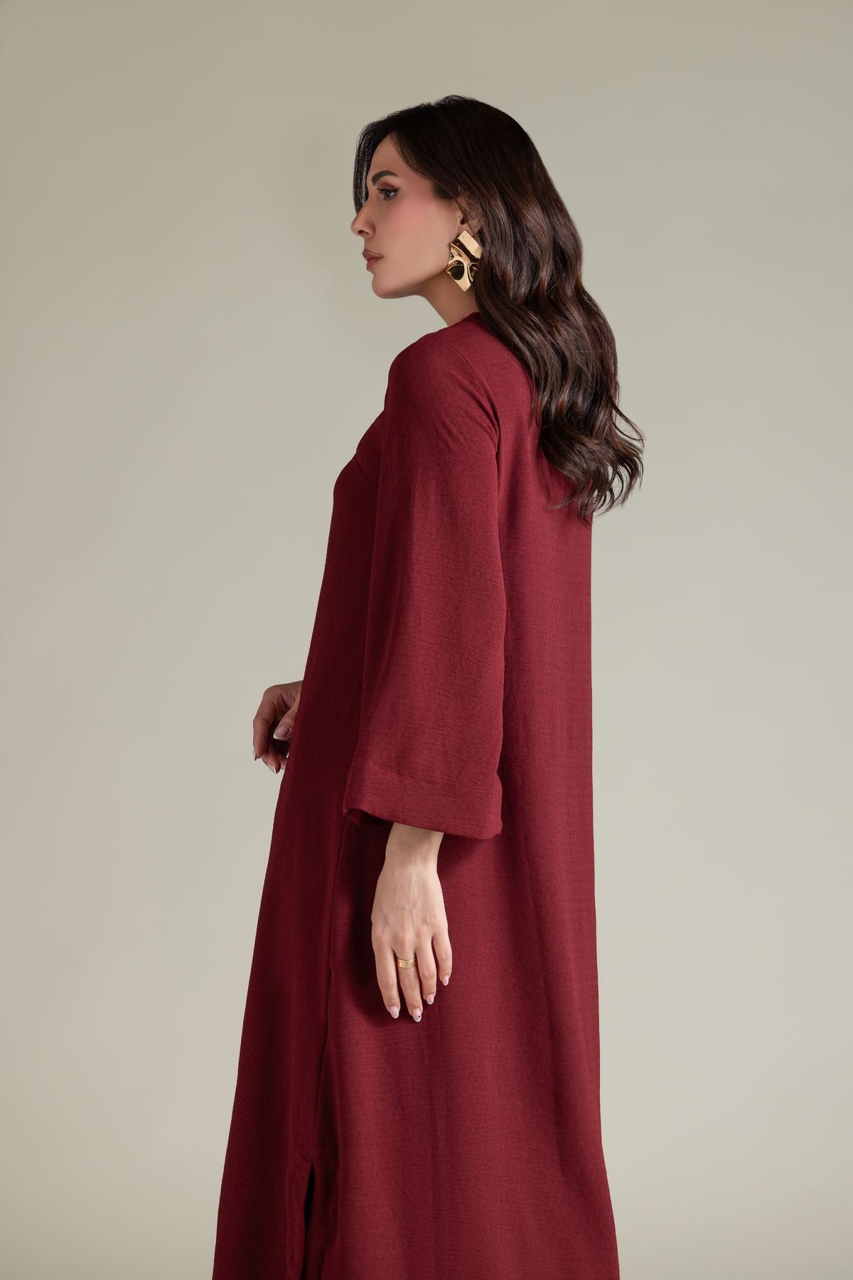 V-Neck Short Kurta