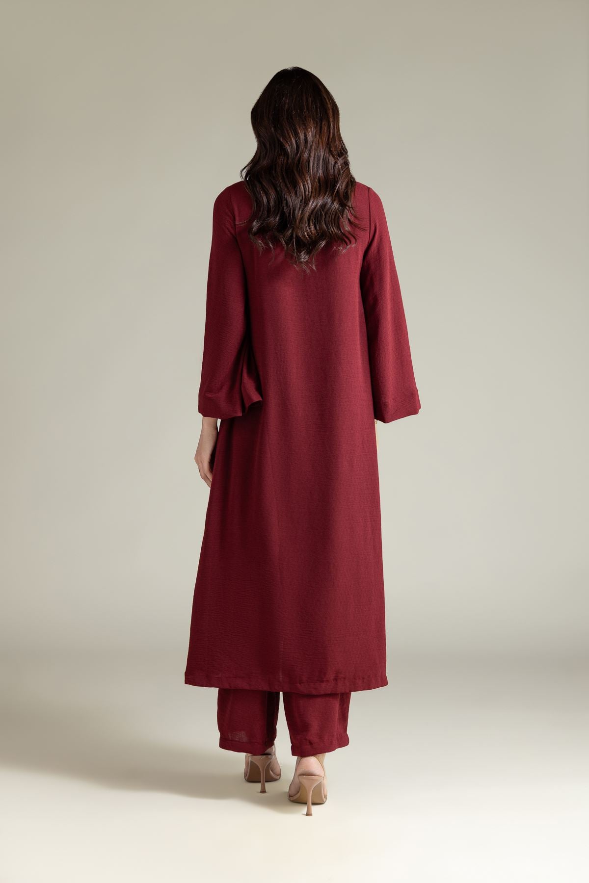 V-Neck Short Kurta