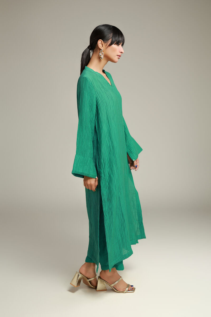Blended Crinkle Pants