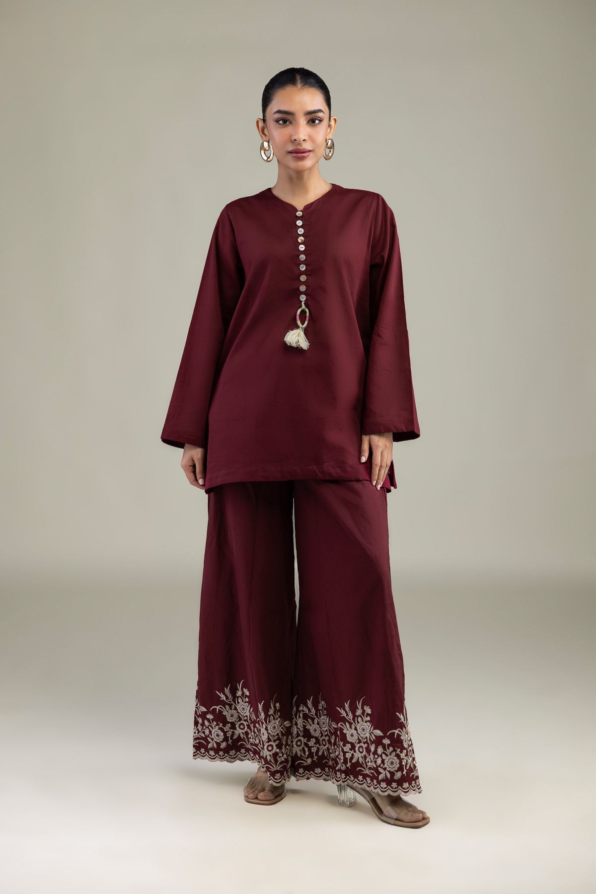 Solid Cotton Kurta