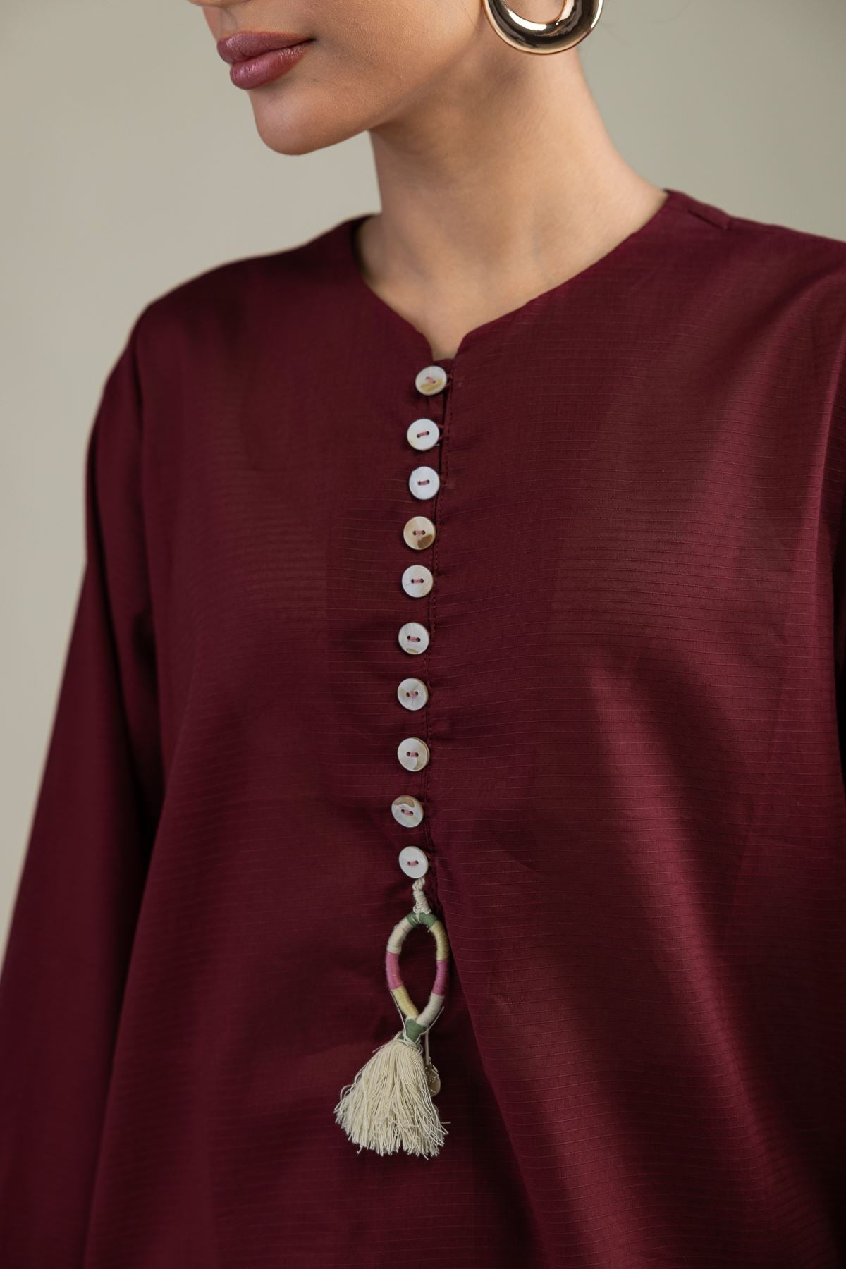 Solid Cotton Kurta