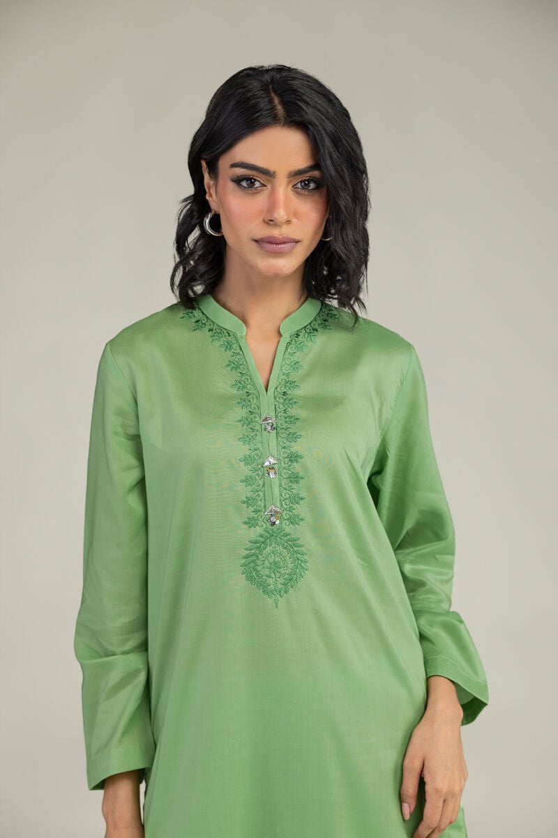 Green Lyocell Kurta