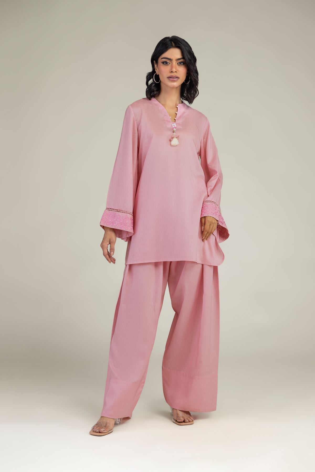 Pink Dyed Shalwar