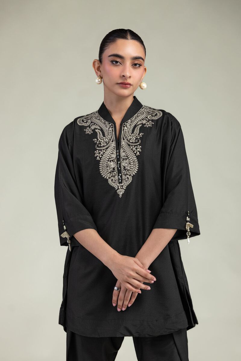 Black Lawn Kurta