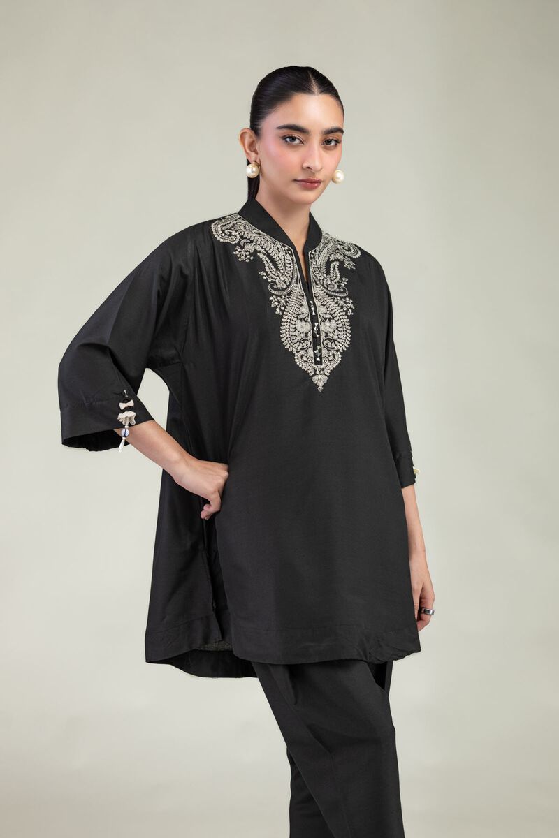 Black Lawn Kurta