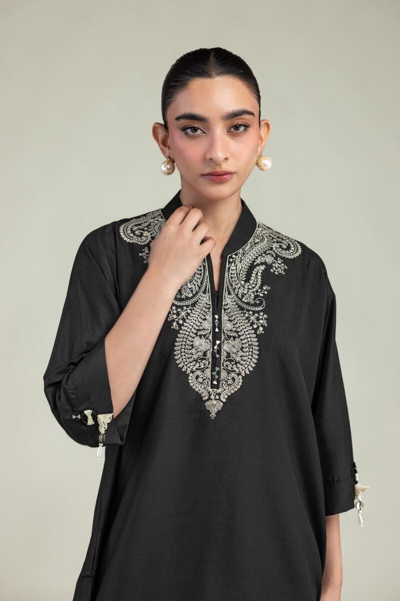 Black Lawn Kurta