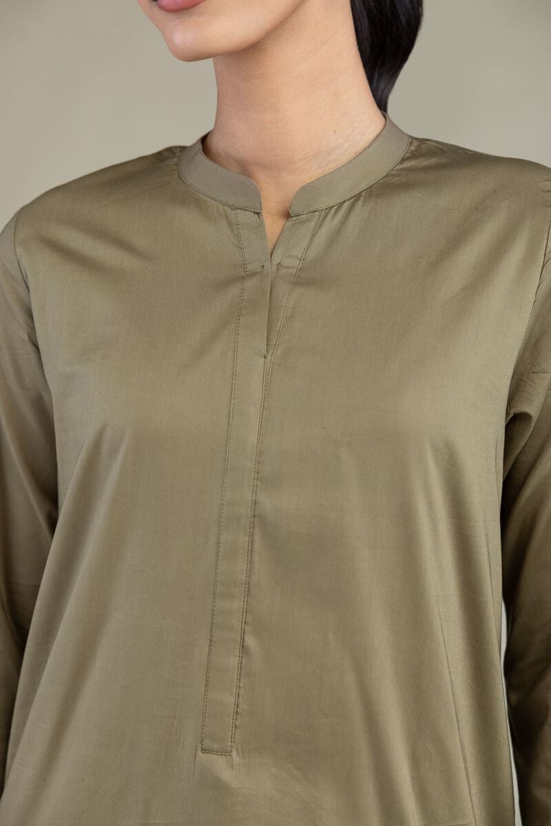 Solid Olive Kurta