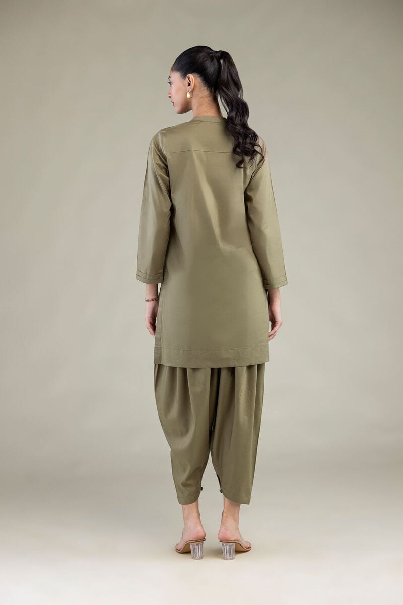 Solid Olive Kurta
