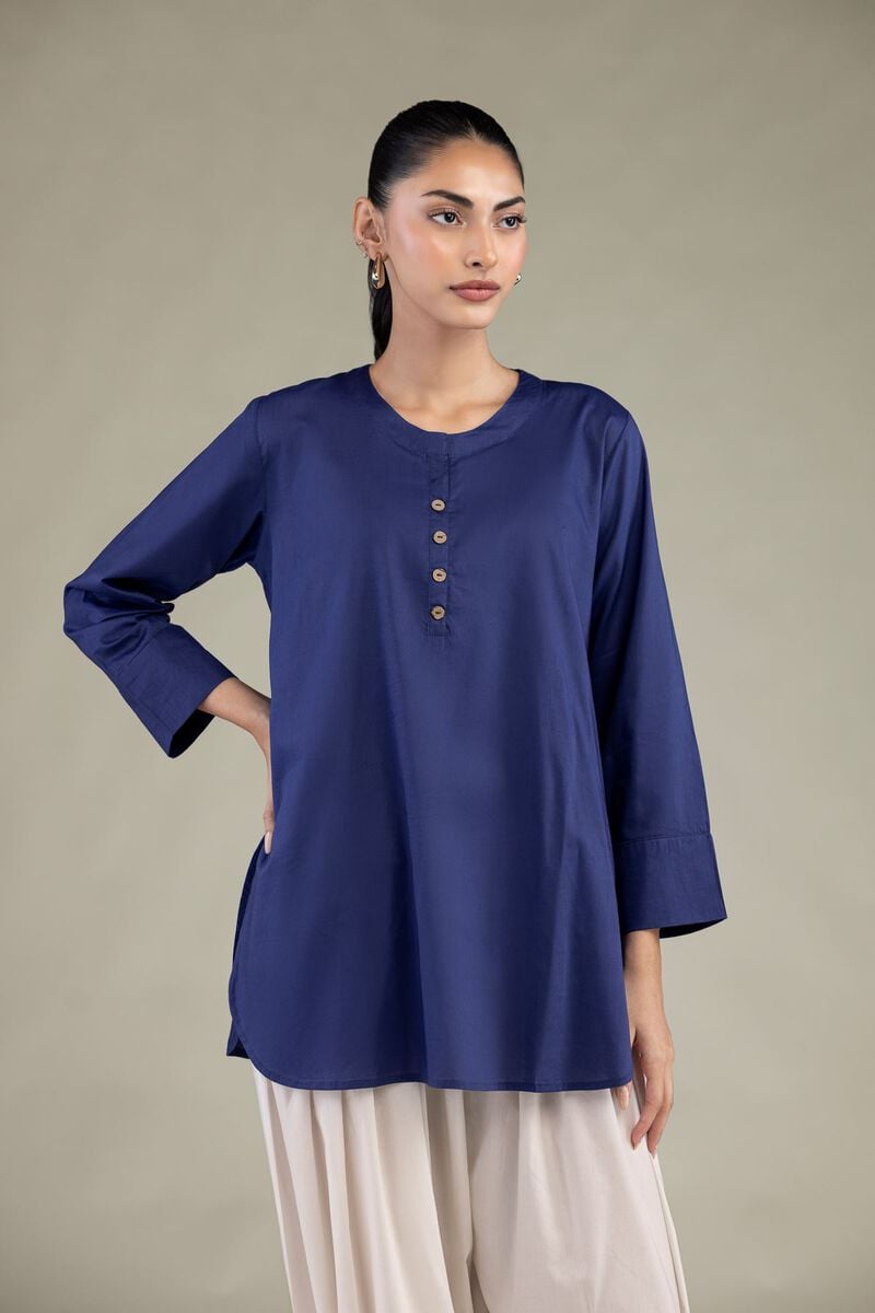 Solid Short Kurta