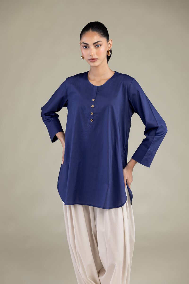 Solid Short Kurta