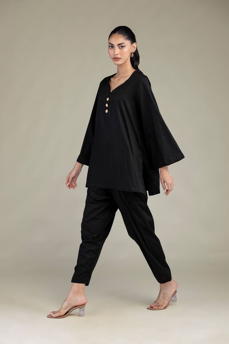 Solid Black Shalwar
