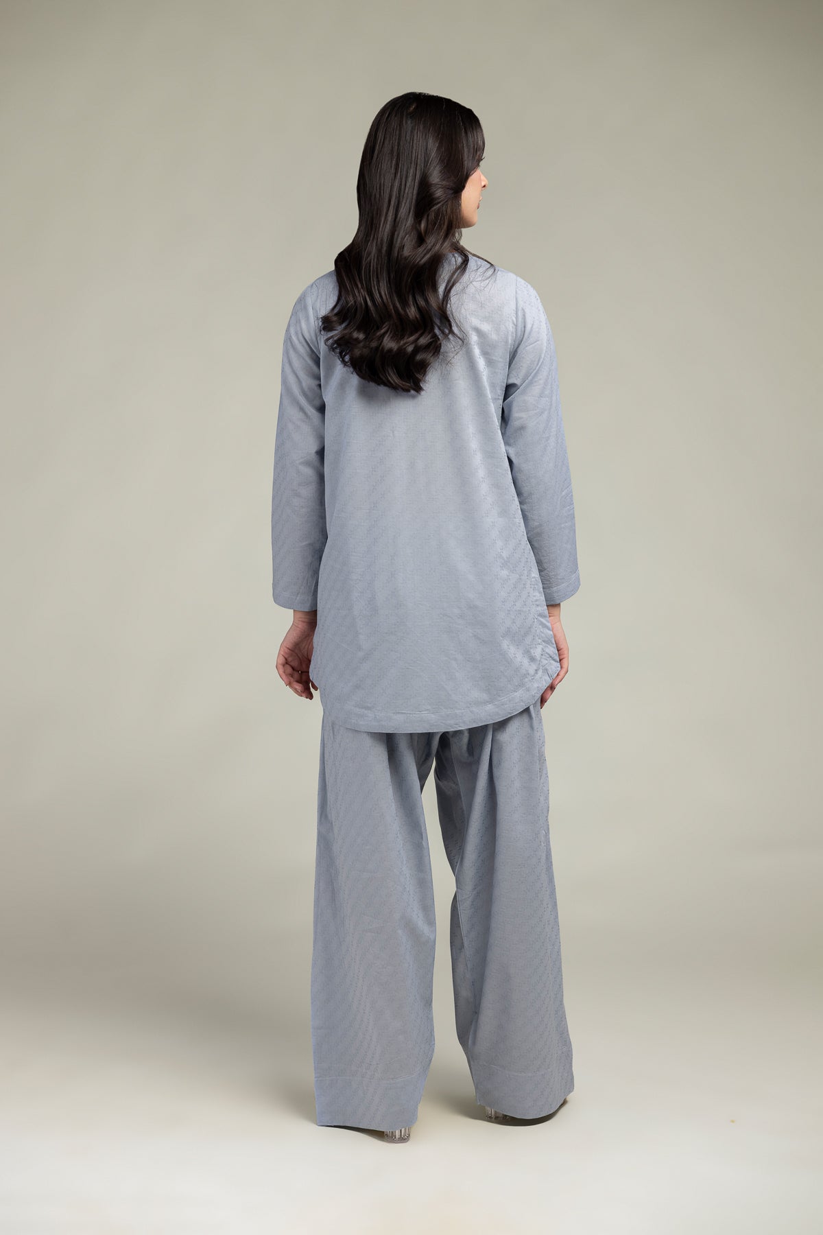 V-Neck Cotton Kurta