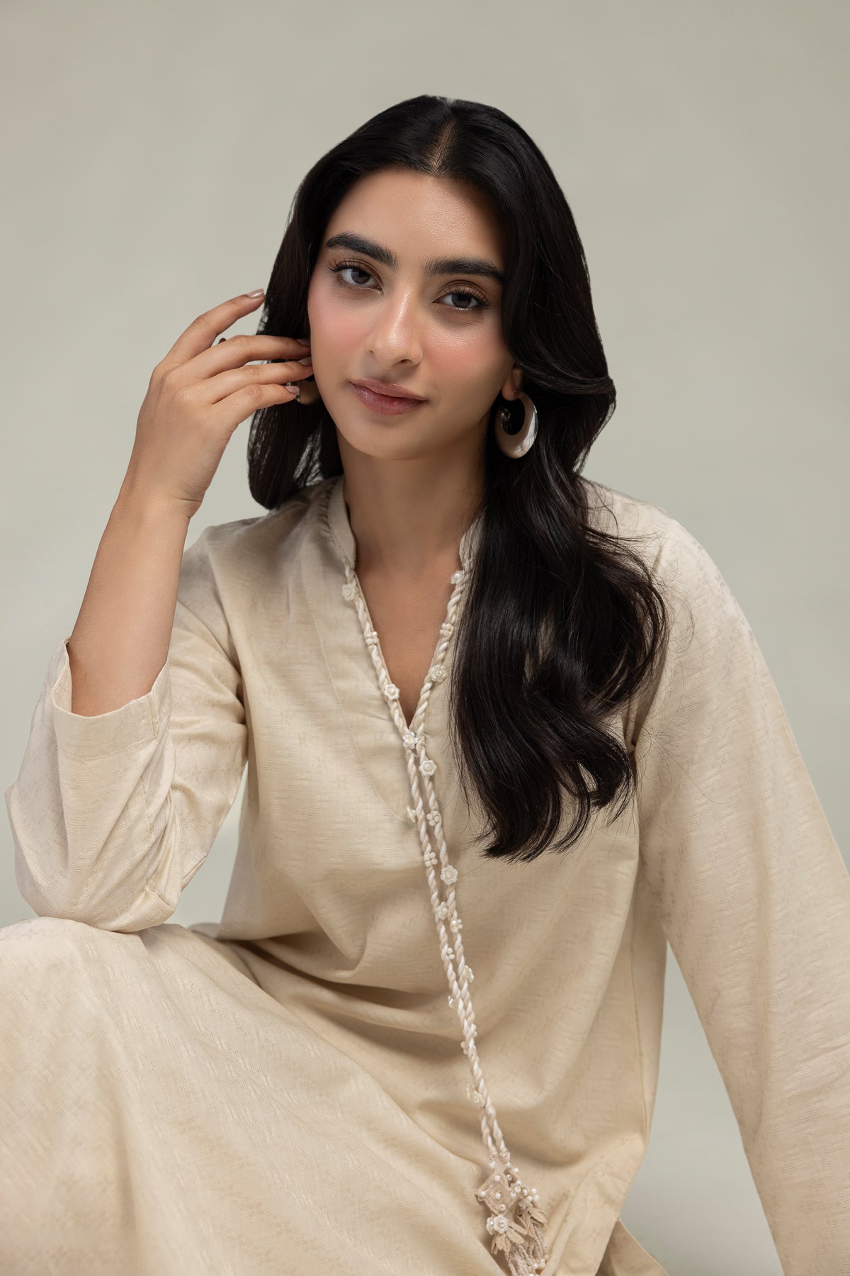 Longline Cotton  Kurta