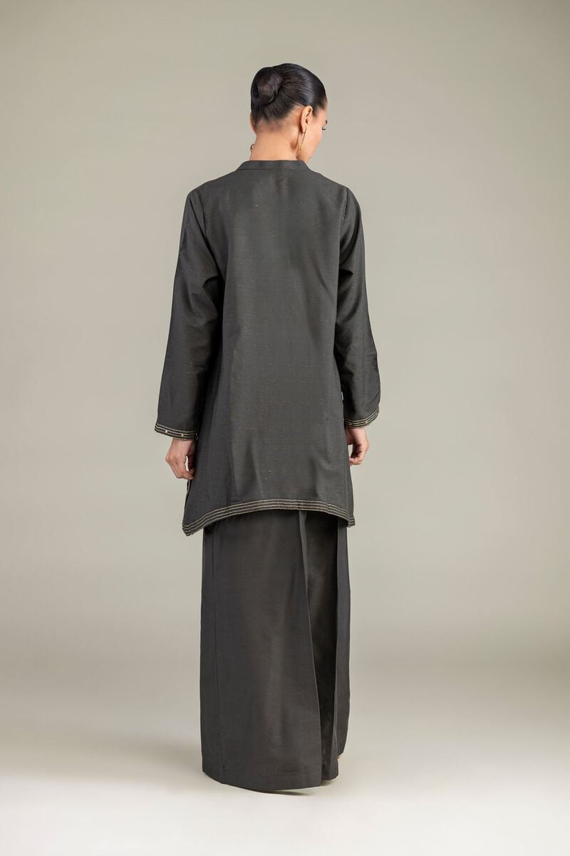 V-Neck Longline Kurta