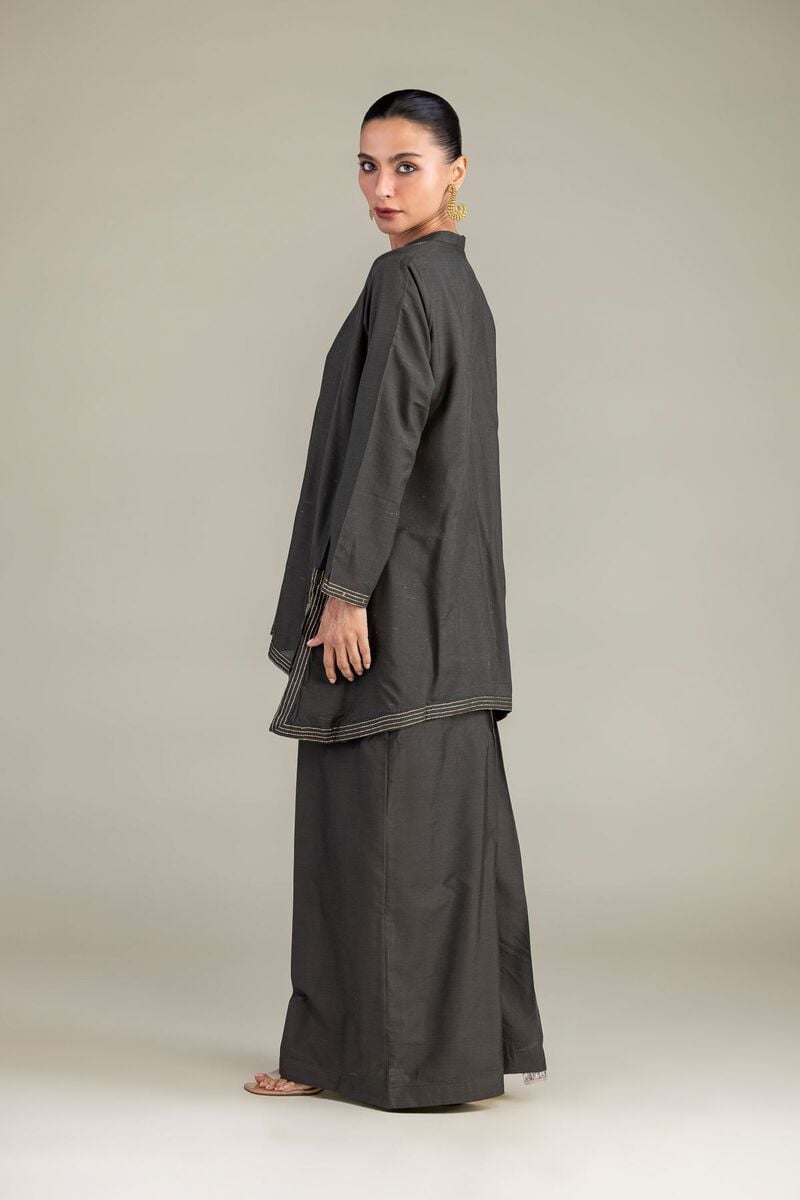 Solid Silk Pants