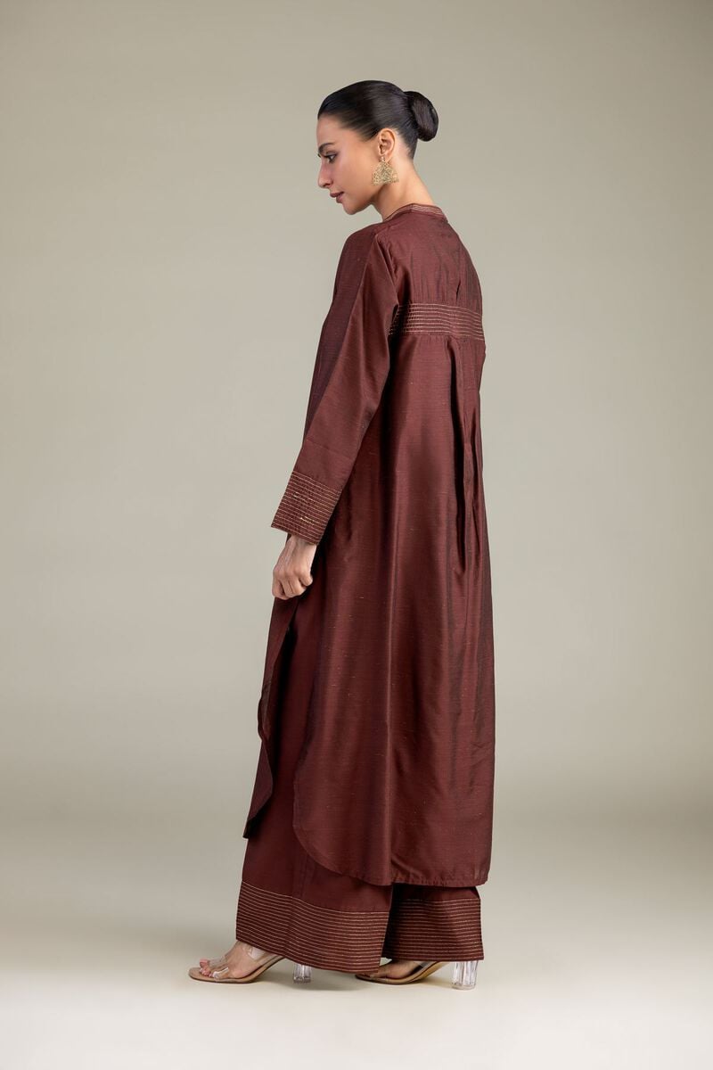 Raw Silk Pants