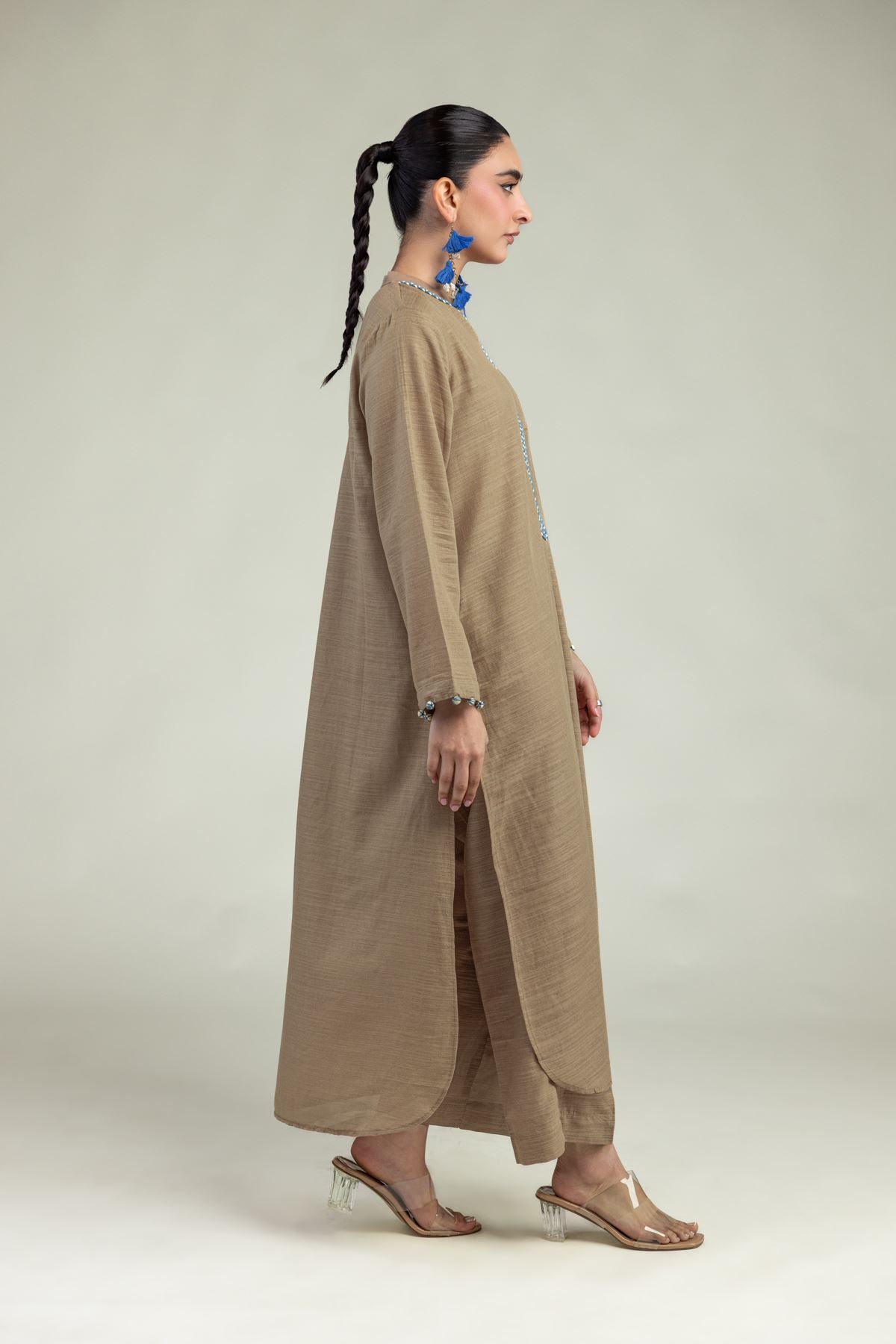 Solid Cotton Pants
