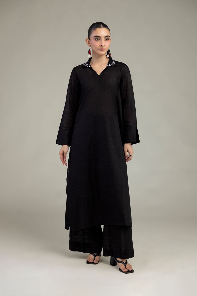 Black Cotton Pants