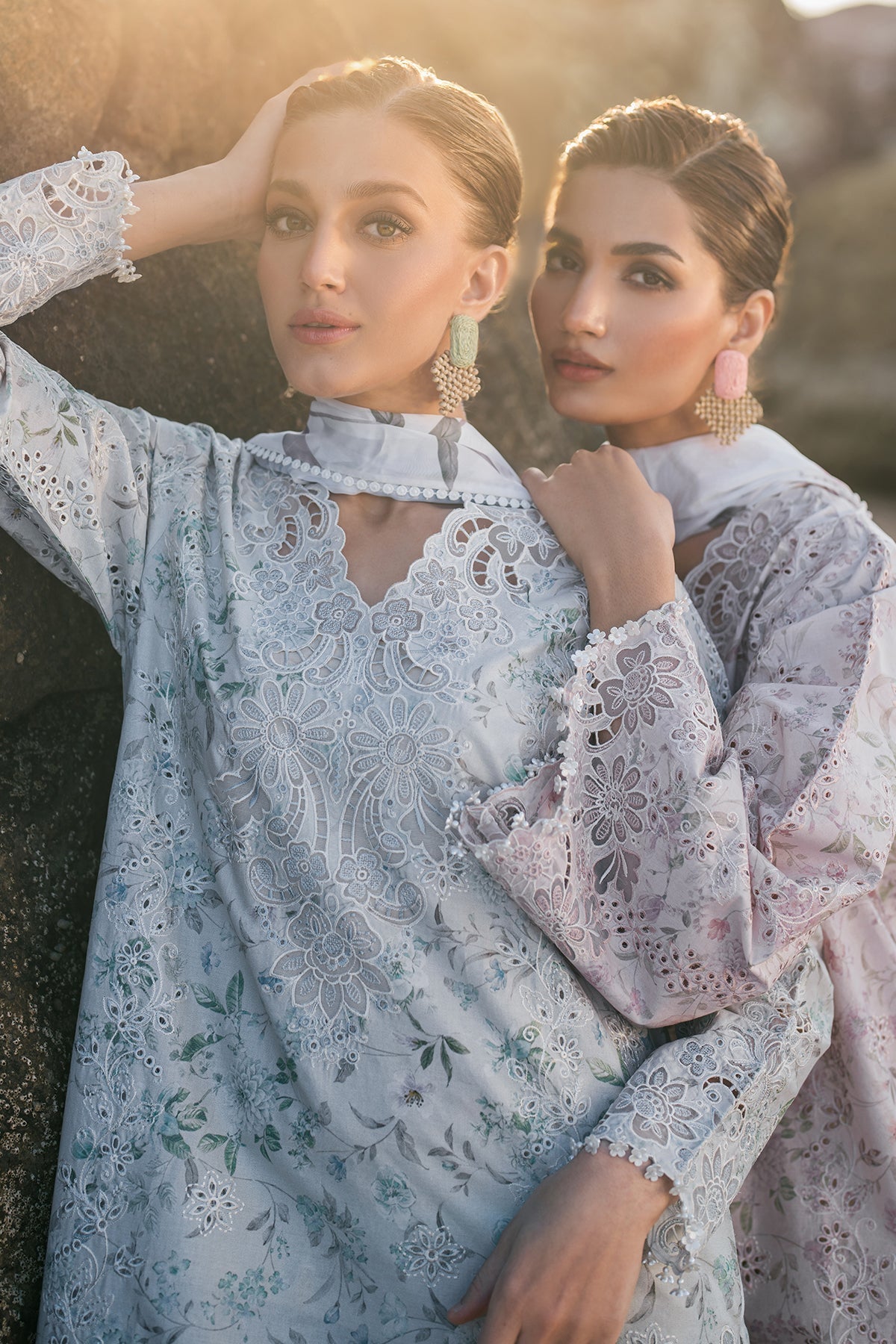 EMBROIDERED PRINTED LAWN SF-4130