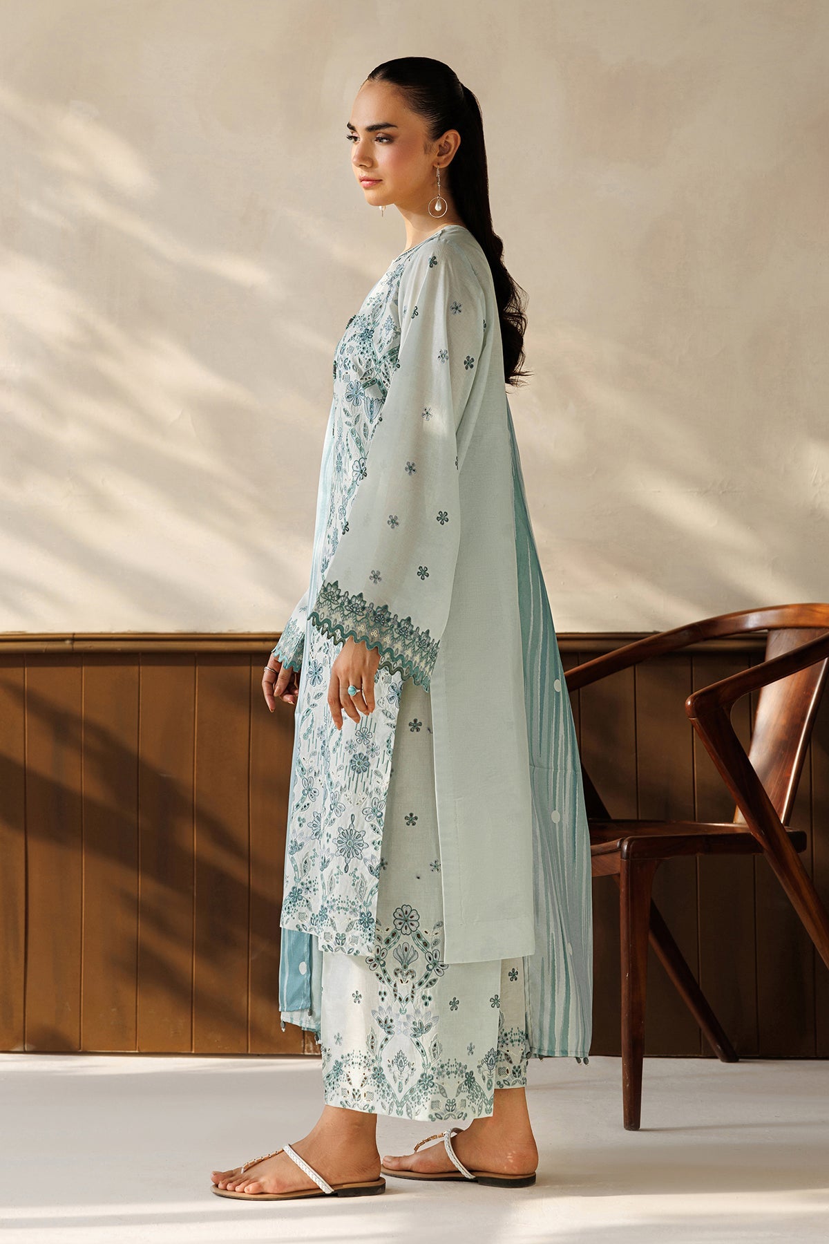 EMBROIDERED LAWN SF-4503