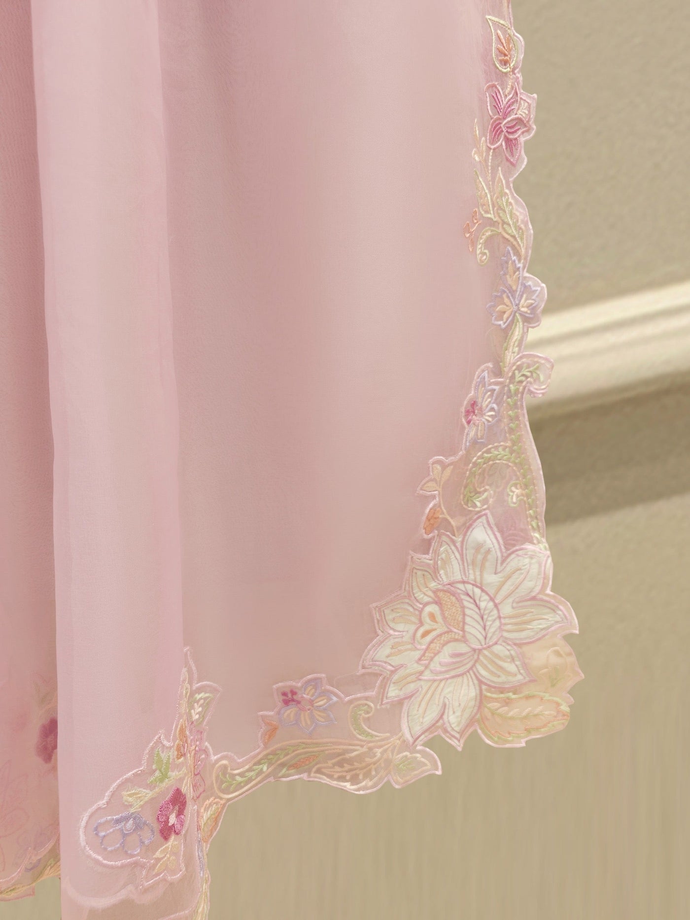 3 Piece- Pure Khadi Silk Embroidered Suit S112040